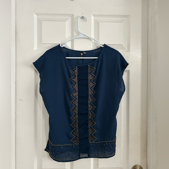 Kut from the Kloth Tops - Kut from the kloth Elegant Blue Blouse sleeveless Sz XS